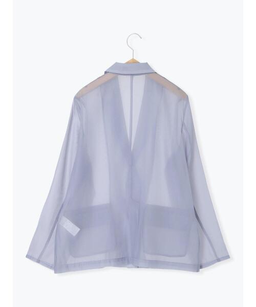 ehka sopo（エヘカソポ）の「◎シアーテーラードジャケット（テーラードジャケット・レディース・グレー/サックスブルー/ベージュ・F）」の16枚目の写真