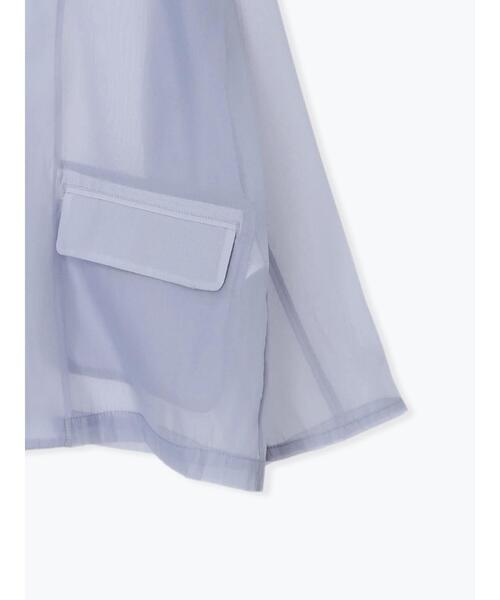 ehka sopo（エヘカソポ）の「◎シアーテーラードジャケット（テーラードジャケット・レディース・グレー/サックスブルー/ベージュ・F）」の18枚目の写真