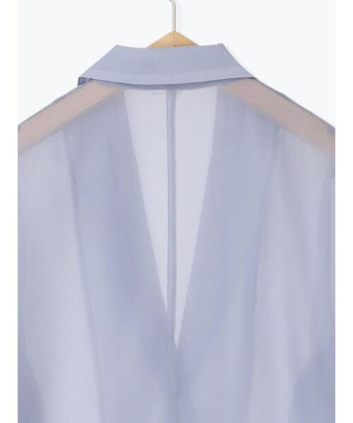 ehka sopo（エヘカソポ）の「◎シアーテーラードジャケット（テーラードジャケット・レディース・グレー/サックスブルー/ベージュ・F）」の20枚目の写真