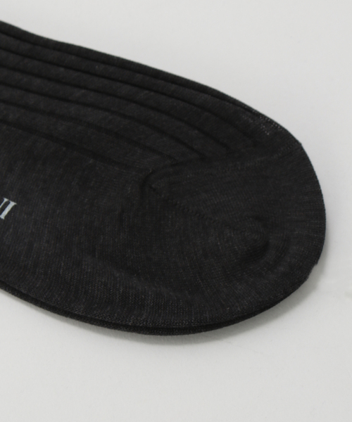 Bresciani（ブレシアニ）の「BRESCIANI ブレッシアーニ 別注 リブソックス WD009UN0001（ソックス/靴下・レディース・ネイビー/ピンク/レッド/グリーン/キャメル/ホワイト/グレー/チャコールグレー・FREE）」の9枚目の写真