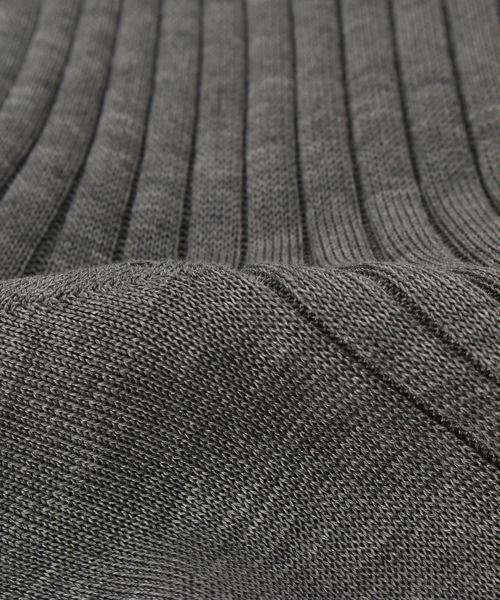 Bresciani（ブレシアニ）の「BRESCIANI ブレッシアーニ 別注 リブソックス WD009UN0001（ソックス/靴下・レディース・ネイビー/ピンク/レッド/グリーン/キャメル/ホワイト/グレー/チャコールグレー・FREE）」の11枚目の写真