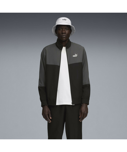 PUMA（プーマ）の「PUMA プーマ メンズ ウーブン カラーブロック トラックスーツ 上下セット（ジャージ・メンズ・サックスブルー/ブラック・X-LARGE/XX-LARGE/MEDIUM/SMALL/LARGE）」の13枚目の写真