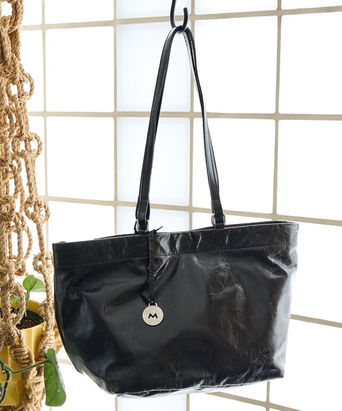marco masi（マルコマージ）の「【MARCO MASI】２WAYハンドルレザートートバッグ　ブラック（トートバッグ・レディース・ブラック・フリー）」の16枚目の写真