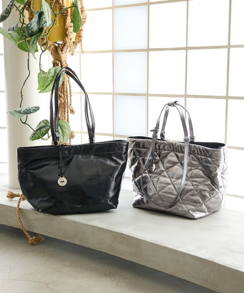 marco masi（マルコマージ）の「【MARCO MASI】２WAYハンドルレザートートバッグ　ブラック（トートバッグ・レディース・ブラック・フリー）」の15枚目の写真