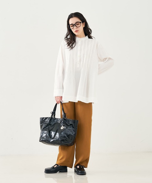 marco masi（マルコマージ）の「【MARCO MASI】２WAYハンドルレザートートバッグ　ブラック（トートバッグ・レディース・ブラック・フリー）」の10枚目の写真