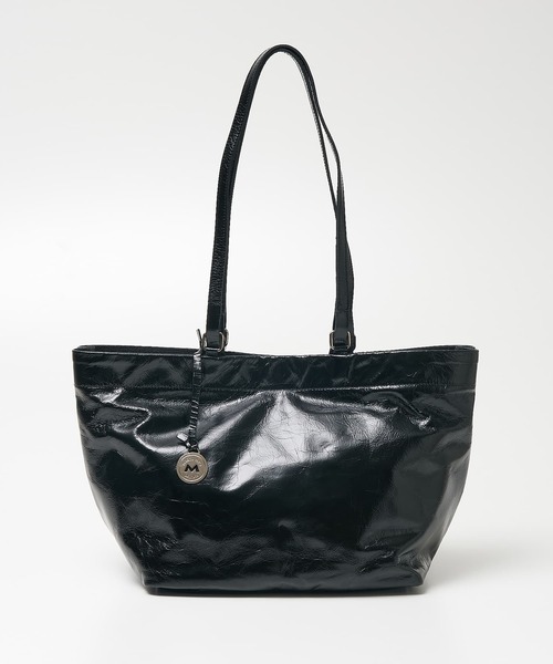 marco masi（マルコマージ）の「【MARCO MASI】２WAYハンドルレザートートバッグ　ブラック（トートバッグ・レディース・ブラック・フリー）」の8枚目の写真