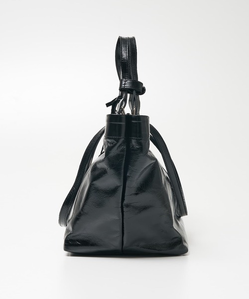 marco masi（マルコマージ）の「【MARCO MASI】２WAYハンドルレザートートバッグ　ブラック（トートバッグ・レディース・ブラック・フリー）」の6枚目の写真