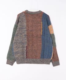 Desigual ✤ 限定✤完売品 多彩パッチワークニット Desigual（デシグアル）の「パッチワーク配色厚手長袖ニットセーター