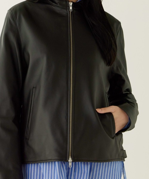 ラムレザージャケット スタンド ラムレザースタンドカラージャケット｜メンズファッション通販 MEN'S