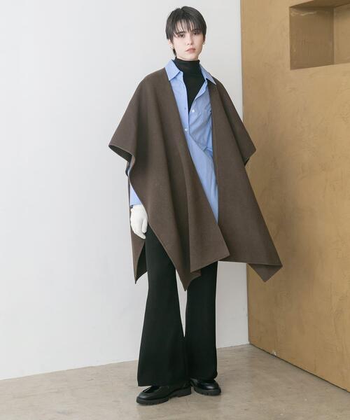 セール】ウールカシミヤリバーポンチョ（ポンチョ）｜URBAN RESEARCH