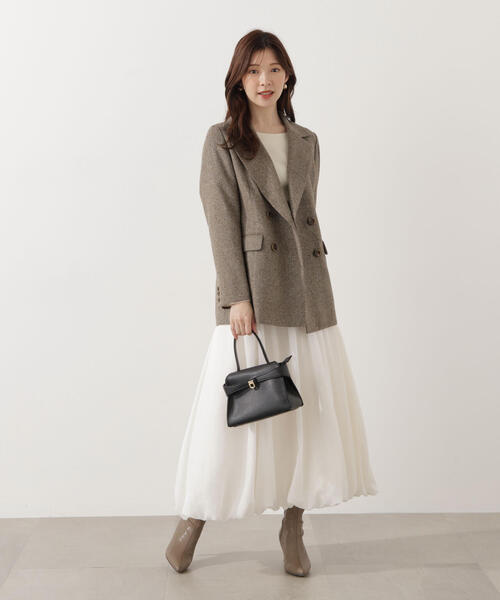 PROPORTION BODY DRESSING（プロポーションボディドレッシング）の「＜ウォッシャブル＞バルーンスカート / 1215220003（スカート・レディース・ホワイト/ブラック・P/S/MEDIUM）」の11枚目の写真