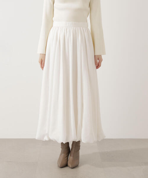 PROPORTION BODY DRESSING（プロポーションボディドレッシング）の「＜ウォッシャブル＞バルーンスカート / 1215220003（スカート・レディース・ホワイト/ブラック・P/S/MEDIUM）」の14枚目の写真