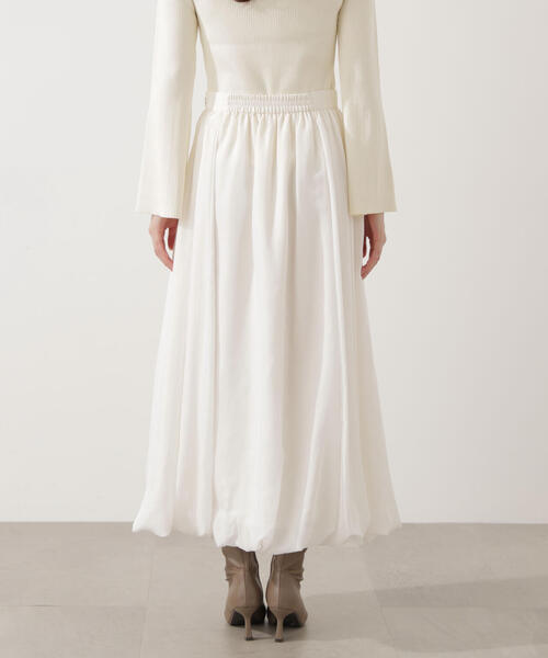 PROPORTION BODY DRESSING（プロポーションボディドレッシング）の「＜ウォッシャブル＞バルーンスカート / 1215220003（スカート・レディース・ホワイト/ブラック・P/S/MEDIUM）」の15枚目の写真