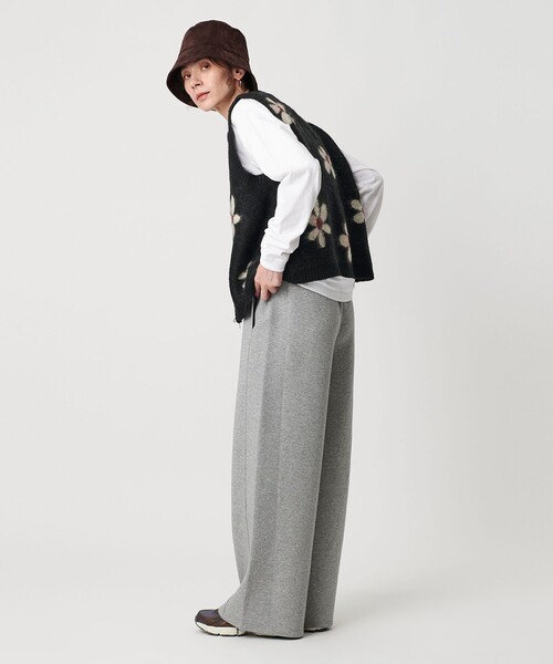 TOWNCRAFT（タウンクラフト）の「【別注】＜TOWNCRAFT＞ニット ベスト（ベスト・レディース・ブラック/オフホワイト・FREE）」の6枚目の写真