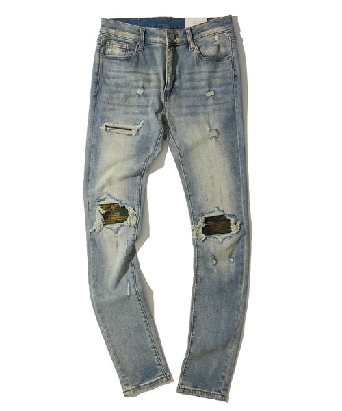 mnml(ミニマル)の「【mnml/ミニマル】STRETCH DENIM 25ML-SP469D(デニムパンツ・メンズ・ブルー/ブラック・SMALL/MEDIUM/LARGE/X-LARGE)」の1枚目の写真