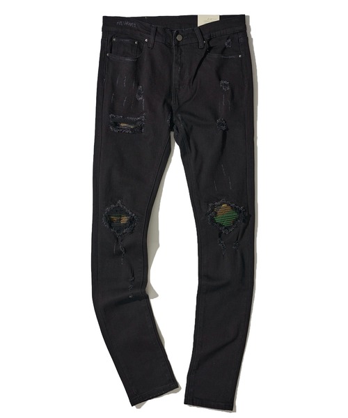 mnml(ミニマル)の「【mnml/ミニマル】STRETCH DENIM 25ML-SP469D(デニムパンツ・メンズ・ブルー/ブラック・SMALL/MEDIUM/LARGE/X-LARGE)」の2枚目の写真