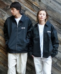THRASHER | TWILL WORK JACKET/THRASHER スラッシャー ツイル ワーク ジャケット カバーオール ブルゾン アウターワークウェア ストリート(ブルゾン)