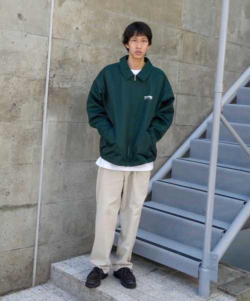 THRASHER(スラッシャー)の「TWILL WORK JACKET/THRASHER スラッシャー ツイル ワーク ジャケット カバーオール ブルゾン アウターワークウェア ストリート(ブルゾン・メンズ・ブラック/ダークグリーン・MEDIUM/X-LARGE/LARGE)」の16枚目の写真