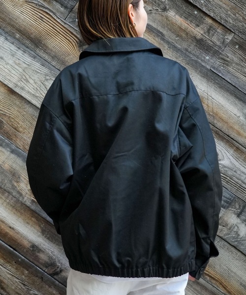 THRASHER(スラッシャー)の「TWILL WORK JACKET/THRASHER スラッシャー ツイル ワーク ジャケット カバーオール ブルゾン アウターワークウェア ストリート(ブルゾン・メンズ・ブラック/ダークグリーン・MEDIUM/X-LARGE/LARGE)」の9枚目の写真