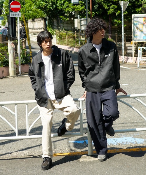 THRASHER(スラッシャー)の「TWILL WORK JACKET/THRASHER スラッシャー ツイル ワーク ジャケット カバーオール ブルゾン アウターワークウェア ストリート(ブルゾン・メンズ・ブラック/ダークグリーン・MEDIUM/X-LARGE/LARGE)」の11枚目の写真
