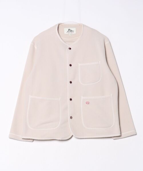 Vincent et Mireille(バンソンエミレイユ)の「VINCENT ET MIREILLE/ヴァンソン エ ミレイユ フリースカーディガン FLEECE CARDIGAN(カーディガン/ボレロ・レディース・ブラック/ベージュ/オフホワイト・36)」の10枚目の写真