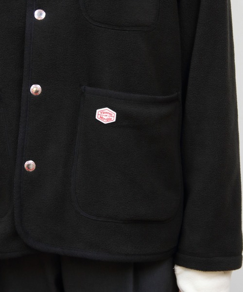 Vincent et Mireille(バンソンエミレイユ)の「VINCENT ET MIREILLE/ヴァンソン エ ミレイユ フリースカーディガン FLEECE CARDIGAN(カーディガン/ボレロ・レディース・ブラック/ベージュ/オフホワイト・36)」の12枚目の写真