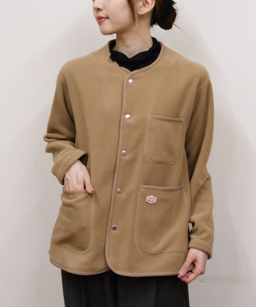 Vincent et Mireille(バンソンエミレイユ)の「VINCENT ET MIREILLE/ヴァンソン エ ミレイユ フリースカーディガン FLEECE CARDIGAN(カーディガン/ボレロ・レディース・ブラック/ベージュ/オフホワイト・36)」の16枚目の写真