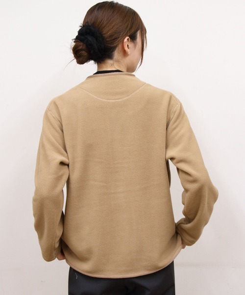 Vincent et Mireille(バンソンエミレイユ)の「VINCENT ET MIREILLE/ヴァンソン エ ミレイユ フリースカーディガン FLEECE CARDIGAN(カーディガン/ボレロ・レディース・ブラック/ベージュ/オフホワイト・36)」の18枚目の写真