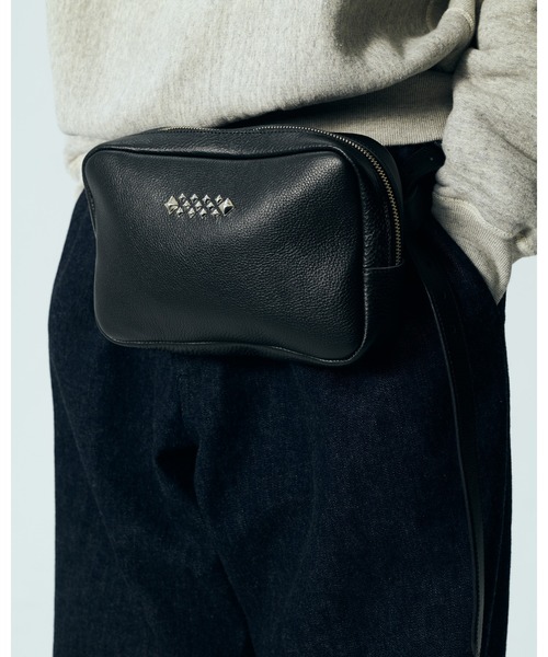 STUDS LEATHER BODY BAG（ショルダーバッグ）｜CALEE（キャリー）の