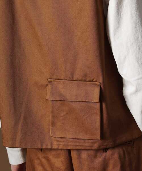 40ｃｔ＆525（フォーティーカラッツアンドゴーニーゴ）の「【Sサイズ～】多ポケットユーティリティべスト（ベスト・メンズ・ブラウン系/ブラック・04/01/02/03）」の20枚目の写真