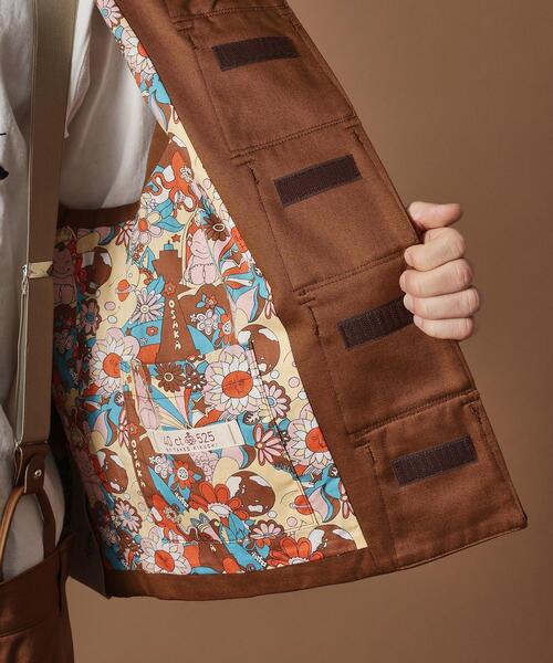 40ｃｔ＆525（フォーティーカラッツアンドゴーニーゴ）の「【Sサイズ～】多ポケットユーティリティべスト（ベスト・メンズ・ブラウン系/ブラック・04/01/02/03）」の14枚目の写真