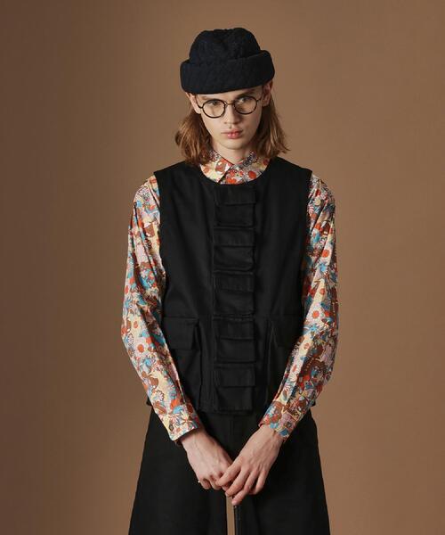 40ｃｔ＆525（フォーティーカラッツアンドゴーニーゴ）の「【Sサイズ～】多ポケットユーティリティべスト（ベスト・メンズ・ブラウン系/ブラック・04/01/02/03）」の17枚目の写真