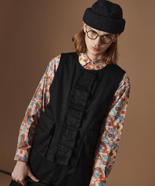 40ｃｔ＆525（フォーティーカラッツアンドゴーニーゴ）の「【Sサイズ～】多ポケットユーティリティべスト（ベスト・メンズ・ブラウン系/ブラック・04/01/02/03）」の15枚目の写真