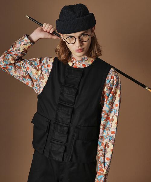 40ｃｔ＆525（フォーティーカラッツアンドゴーニーゴ）の「【Sサイズ～】多ポケットユーティリティべスト（ベスト・メンズ・ブラウン系/ブラック・04/01/02/03）」の7枚目の写真