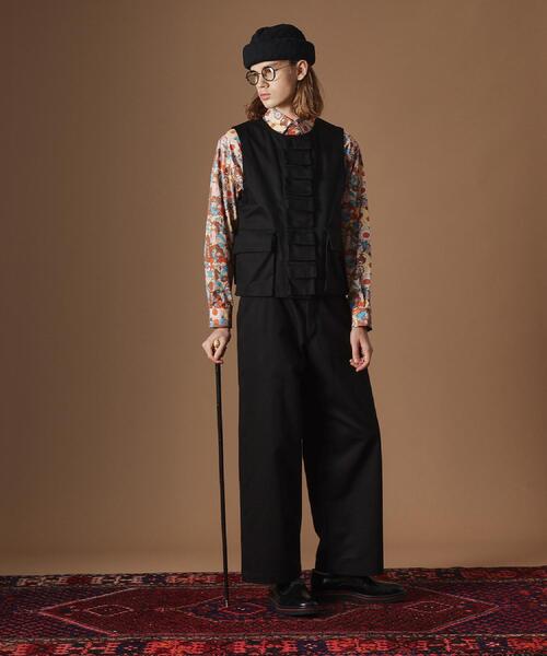 40ｃｔ＆525（フォーティーカラッツアンドゴーニーゴ）の「【Sサイズ～】多ポケットユーティリティべスト（ベスト・メンズ・ブラウン系/ブラック・04/01/02/03）」の4枚目の写真