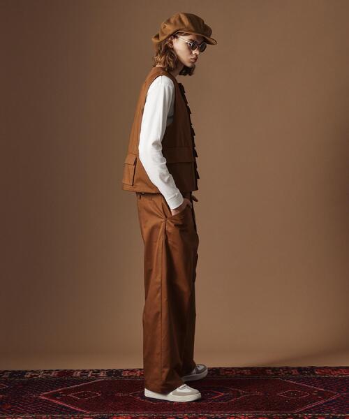 40ｃｔ＆525（フォーティーカラッツアンドゴーニーゴ）の「【Sサイズ～】多ポケットユーティリティべスト（ベスト・メンズ・ブラウン系/ブラック・04/01/02/03）」の3枚目の写真