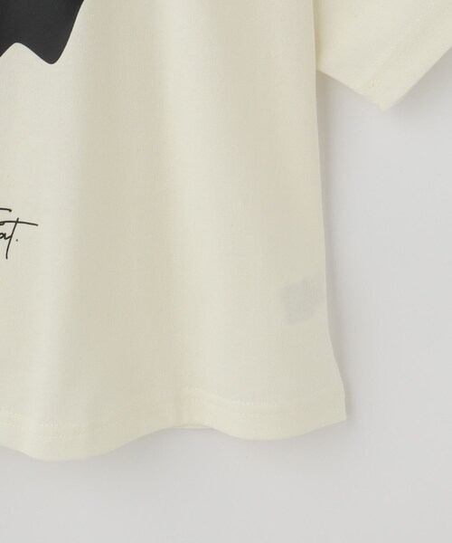 SHOO・LA・RUE（シューラルー）の「【100-150cm】ハロウィンTシャツ（Tシャツ/カットソー・キッズ・アイボリー/ブラック・10/11/12/13/14/15 ）」の7枚目の写真