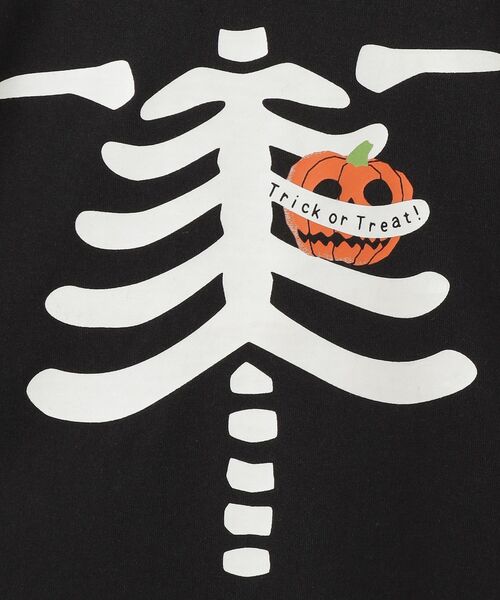 SHOO・LA・RUE（シューラルー）の「【100-150cm】ハロウィンTシャツ（Tシャツ/カットソー・キッズ・アイボリー/ブラック・10/11/12/13/14/15 ）」の9枚目の写真