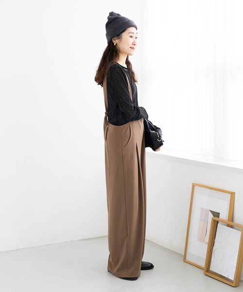 le.coeur blanc（ルクールブラン）の「シアーラメフロッキードットプルオーバー（Tシャツ/カットソー・レディース・ブラウン系その他2/ブラック系その他/ホワイト系その他・38）」の21枚目の写真