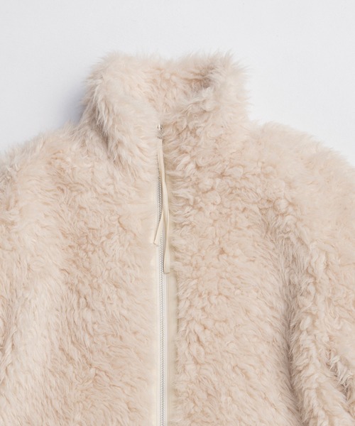 PRANK PROJECT（プランクプロジェクト）の「シンセティックファーロングコート / Synthetic Fur Long Coat（その他アウター・レディース・ブラウン/アイボリー・FREE）」の11枚目の写真