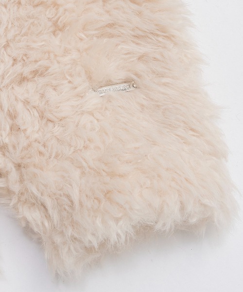 PRANK PROJECT（プランクプロジェクト）の「シンセティックファーロングコート / Synthetic Fur Long Coat（その他アウター・レディース・ブラウン/アイボリー・FREE）」の10枚目の写真