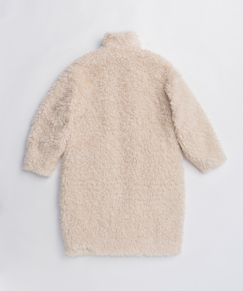 PRANK PROJECT（プランクプロジェクト）の「シンセティックファーロングコート / Synthetic Fur Long Coat（その他アウター・レディース・ブラウン/アイボリー・FREE）」の12枚目の写真