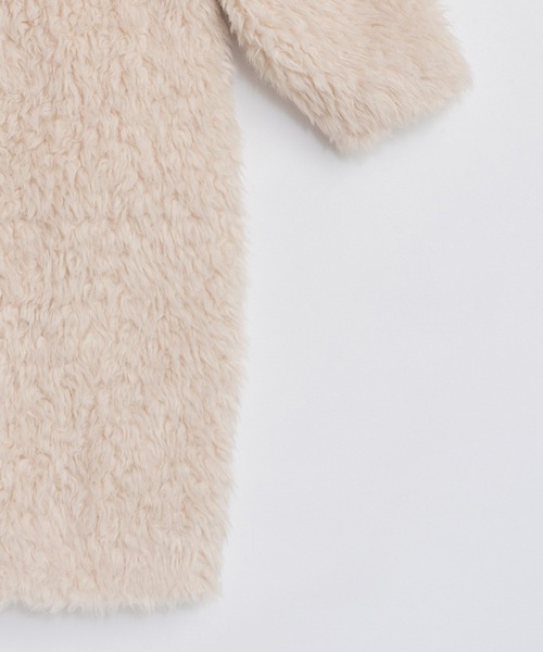 PRANK PROJECT（プランクプロジェクト）の「シンセティックファーロングコート / Synthetic Fur Long Coat（その他アウター・レディース・ブラウン/アイボリー・FREE）」の14枚目の写真