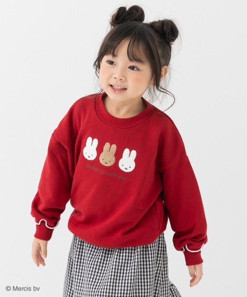 セール】〈ミッフィー〉袖メロウ 裏毛トレーナー（スウェット）｜Miffy