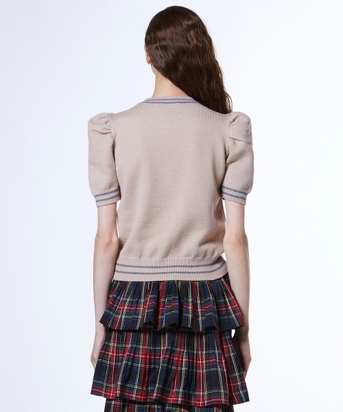 スターパフスリーブニット（ニット/セーター）｜DOUBLE STANDARD