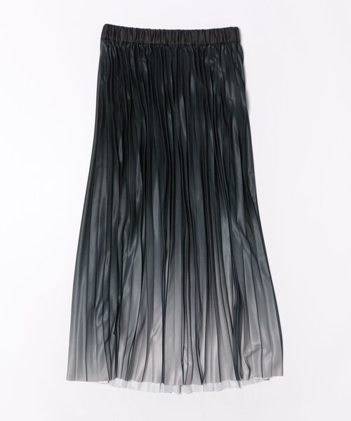 m.f.editorial(エムエフエディトリアル)の「【グラデーション プリーツ】m.f.エディトリアル レディース ロングスカート(スカート・レディース・ダークウッド/グレー系その他2/ブルー系その他・MEDIUM)」の14枚目の写真