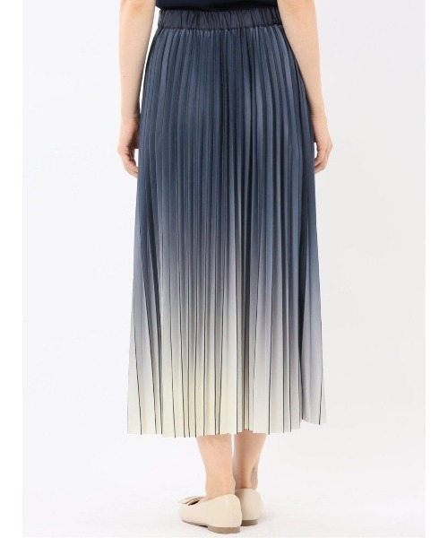 グラデーション プリーツ】m.f.エディトリアル レディース ロング