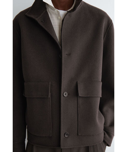 スプリットウール ハリントンジャケット（その他アウター）｜COS（コス