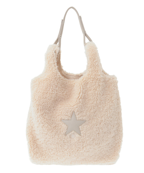 CONVERSE TOKYO（コンバーストウキョウ）の「2WAY BOA SHOPPING TOTE BAG（トートバッグ・レディース・アイボリー/ブラック/サックスブルー/イエロー・FREE）」の2枚目の写真