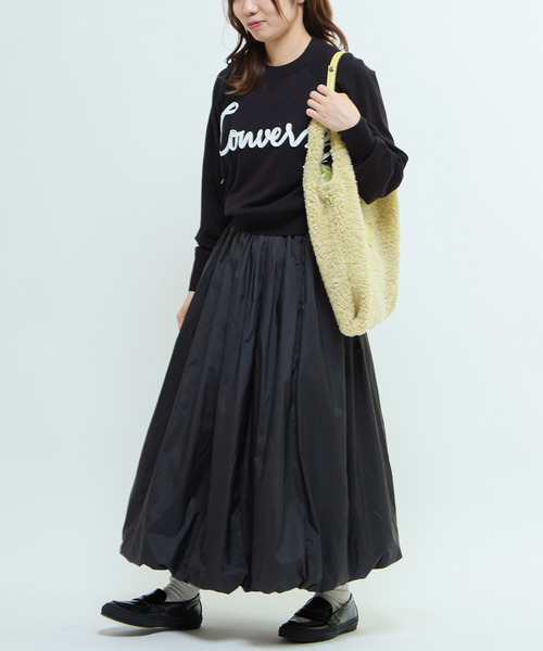 CONVERSE TOKYO（コンバーストウキョウ）の「2WAY BOA SHOPPING TOTE BAG（トートバッグ・レディース・アイボリー/ブラック/サックスブルー/イエロー・FREE）」の10枚目の写真